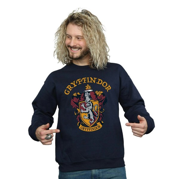 Harry Potter Mens Gryffindor Sweatshirt - Navy Blue