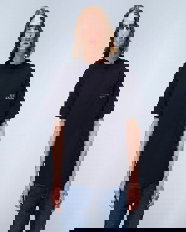 Napapijri Fanes Mens Short Sleeve T-Shirt - Blue Marine 176