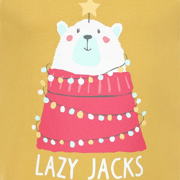Lazy Jacks LJ99C - Girls Long Sleeve Printed Top - Heather