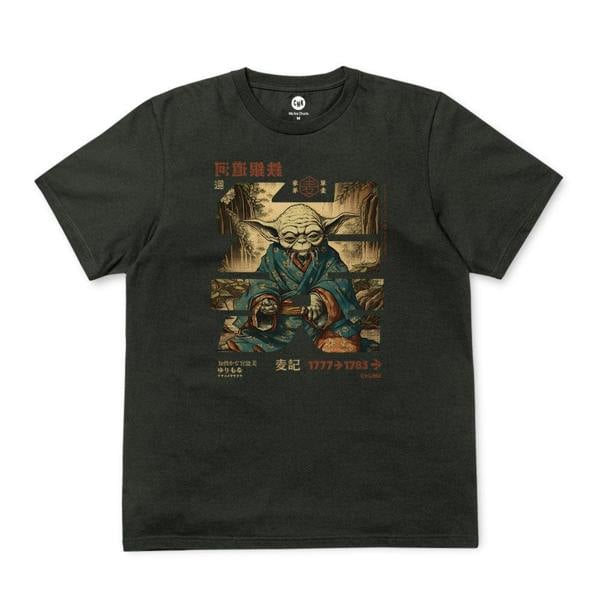 Chunk The Force Calligraphy Khaki T-Shirt