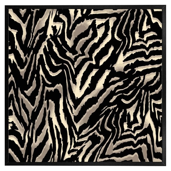 Benjamin Tate Design Gold zebra print (Picutre Frame)