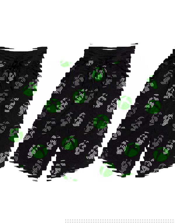 Xbox Mens Black Logo Short Sleeve Short Leg Pyjama Set