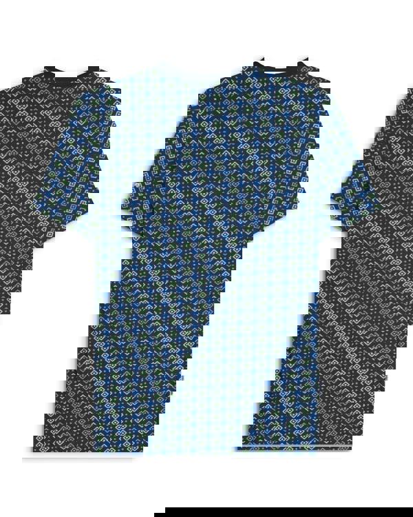 Lambretta Mens All Over Geometric Smart Classic Retro T-Shirt