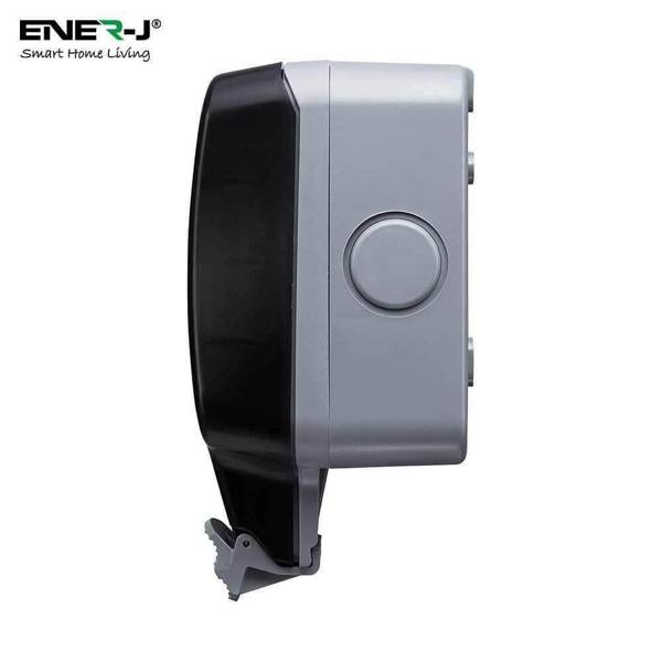 2 Gang Smart Weatherproof IP55 rated Outdoor Socket 13A WiFi Twin Wall Socket with USB Port - ENER-J Smart Home