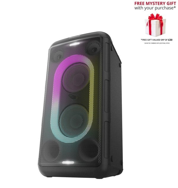 Panasonic SC-BMAX10E-K Bluetooth Wireless Stereo Party Speaker 150W - Free Gift RRP £20!