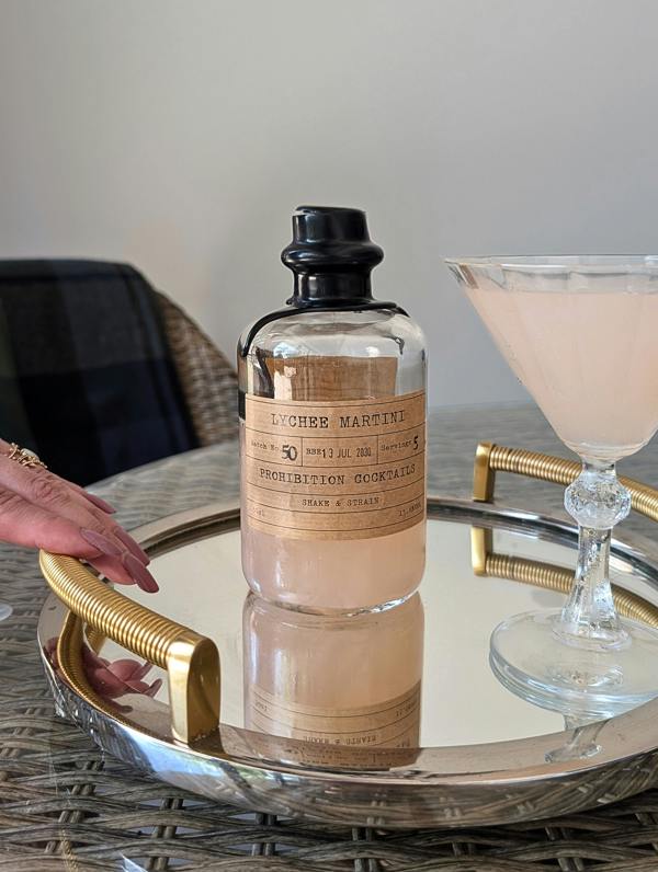 The Prohibition Cocktails Lychee Martini