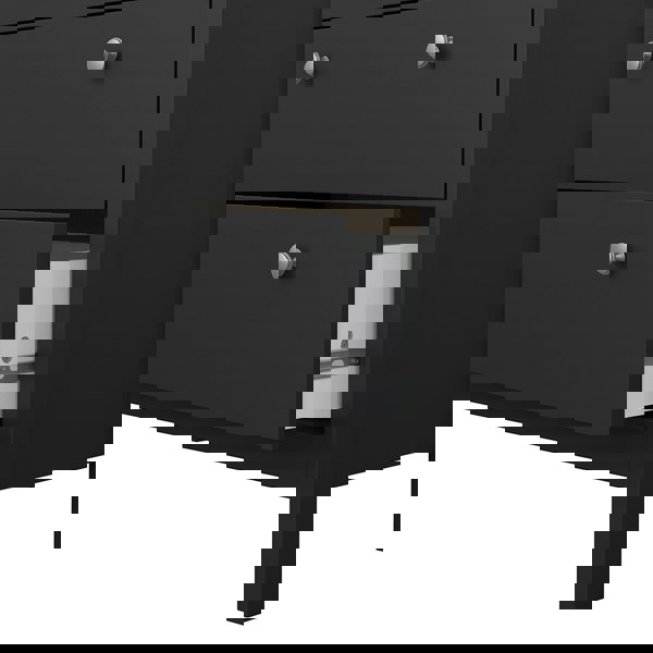 Furniture To Go Madrid Chest 3+2 drawers in Matt Black