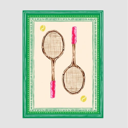Joules Vintage Volley A2 Wood Frame | Green