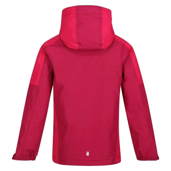 Regatta Girls Hurdle IV Insulated Waterproof Jacket - Berry Pink/Pink Potion