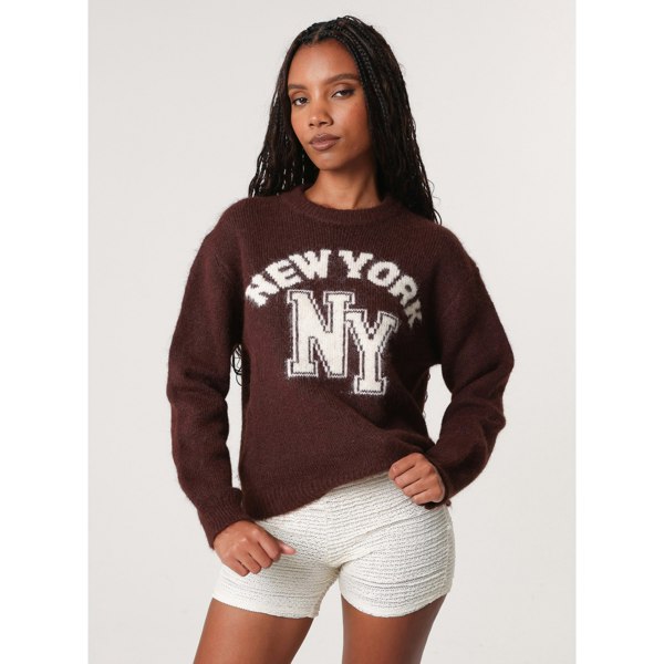 Pink Vanilla Knitted New York Jumper