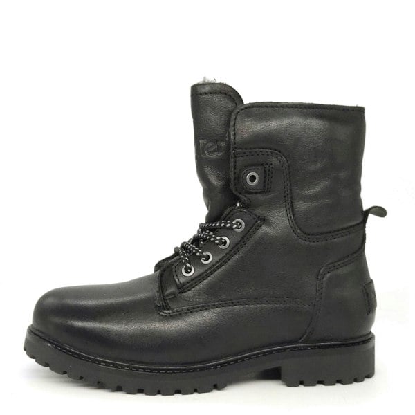 Wrangler Aviator Mens Hi Leg Lace Up Leather Warm Boots