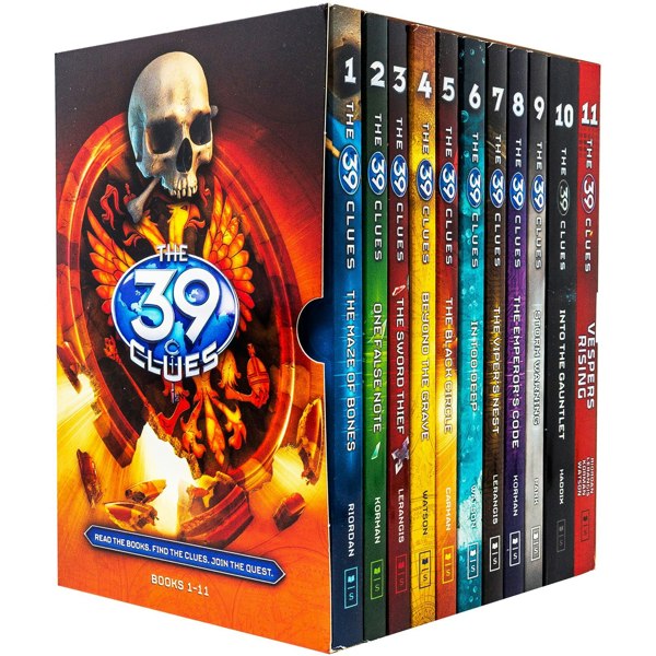 Scholastic The 39 Clues Series 11 Books Collection Box Set by Rick Riordan