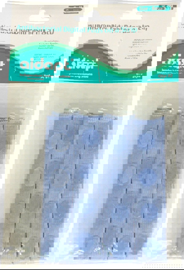 Aidapt Strip of Antibacterial Digital Pads Pack of 32 Small
