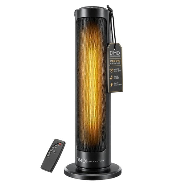 DMD Collective 20" Ceramic Tower Heater with Remote & Timer 2000W