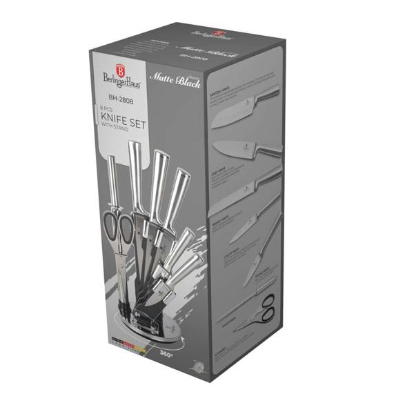 Berlinger Haus 8 Pcs Knife Set with Acrylic Stand BH/2808