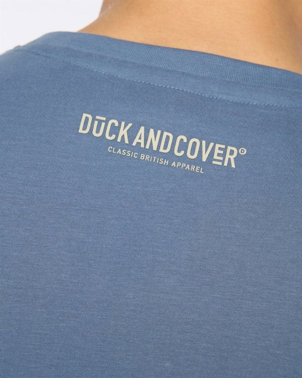 Duck and Cover Chellforth T-Shirt Denim Blue