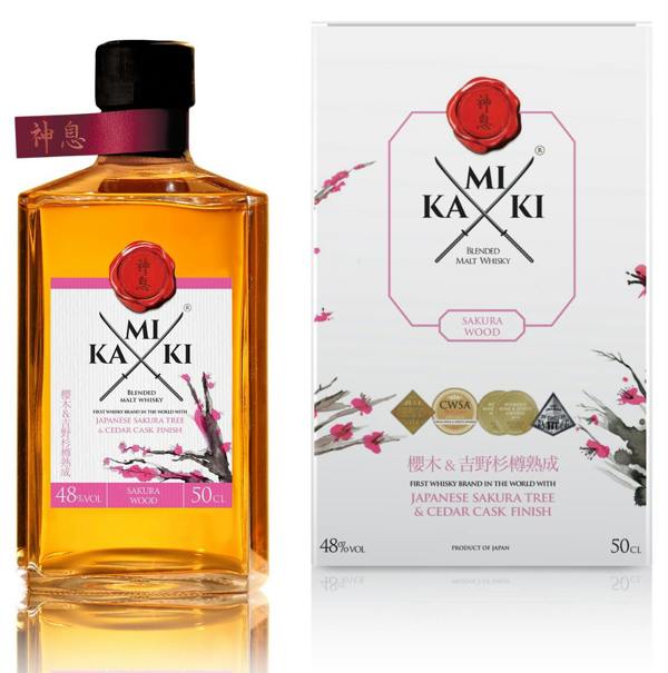 KAMIKI Japanese Sakura Wood Whisky