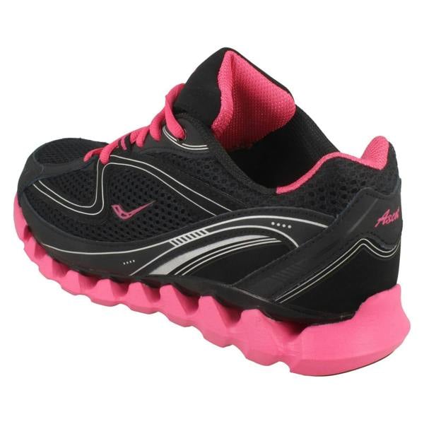 Ladies Ascot Casual Lace Up Trainers Spring Wave