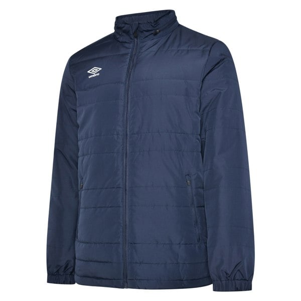 Umbro Childrens/Kids Club Essential Bench Jacket - Dark Navy