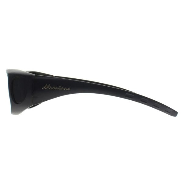 Montana Fit Over Glasses Sunglasses MFO1 B Matte Black G15 Polarized