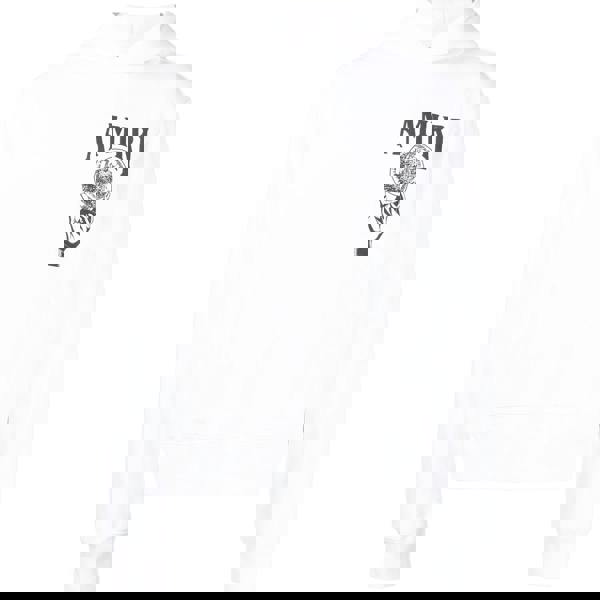 Amiri Crystal Ball Logo Hoodie   in  White
