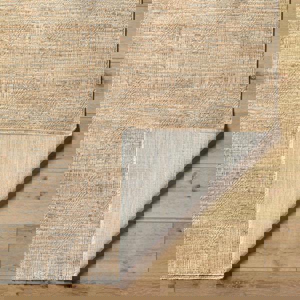 Livabliss Masterpiece-Modern Beige Brown Graphic Fringe Rug