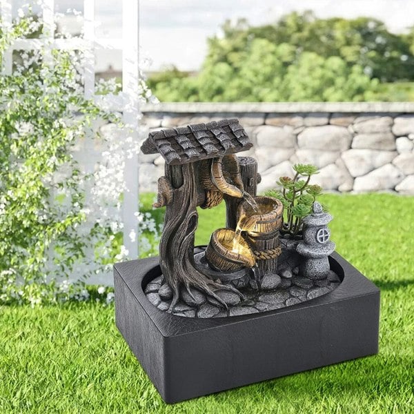 Tabletop Fountain Relaxation Water Feature for Home Office Decor Perfect for Relaxation Meditation Table Decorations Living and Home