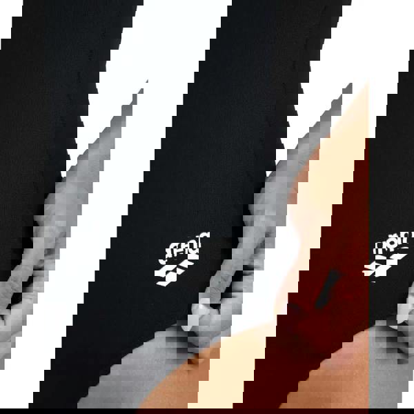 Arena Kikko Pro V back graphic swimsuit in black/white with diamond pattern