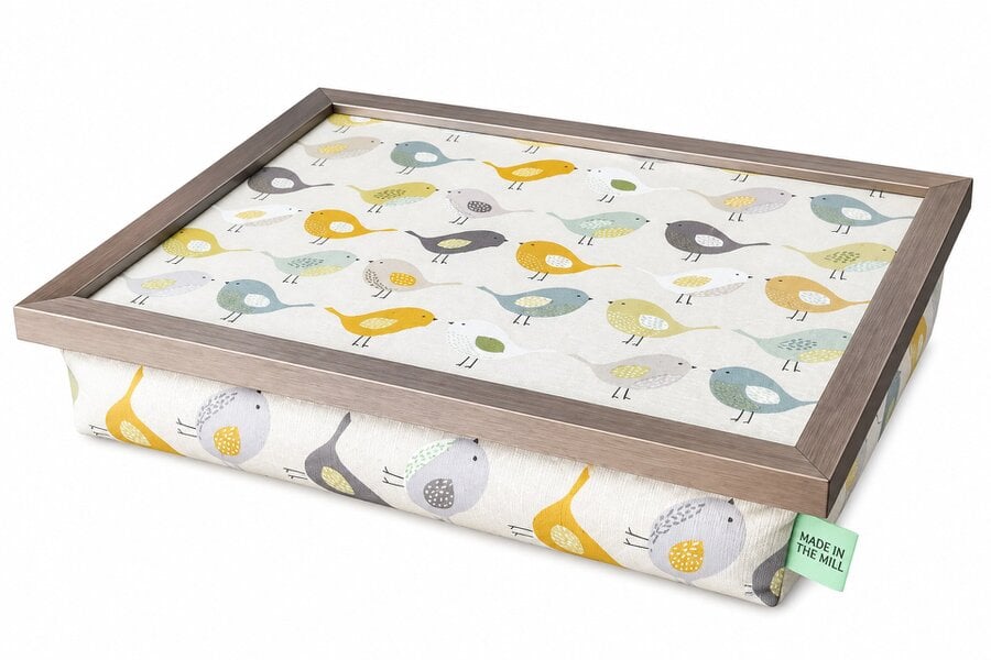 Made in the Mill Luxury Birds Lap Tray with Bean Bag