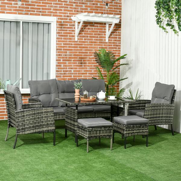 Rattan Sofa Set