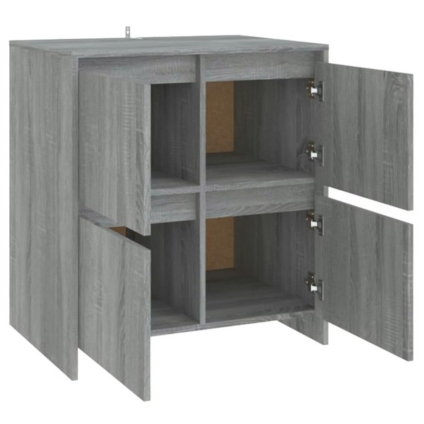 Berkfield Sideboard Grey Sonoma 70x41x75 cm Engineered Wood