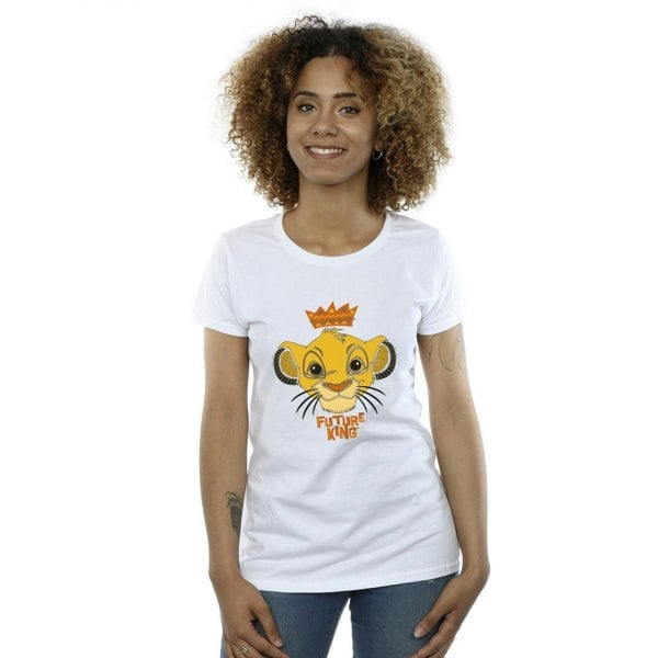 Disney Womens/Ladies The Lion King Future King Cotton T-Shirt - White