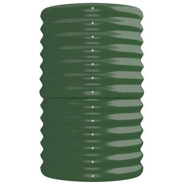 Berkfield Garden Raised Bed Powder-coated Steel 224x40x68 cm Green