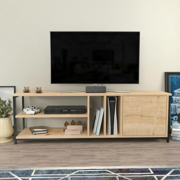 Decorotika Oneida Modern Tv Stand TV Cabinet for TV's up to 72"