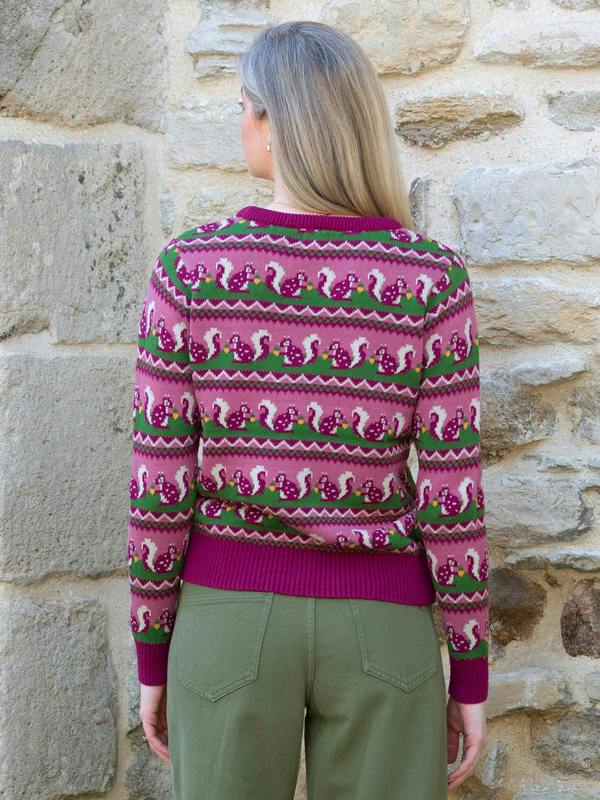 Kite Womens Organic Lucky Squirrel Puncknowle Knit Jumper