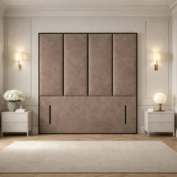 Great British Beds Emma headboard with Contrast Border