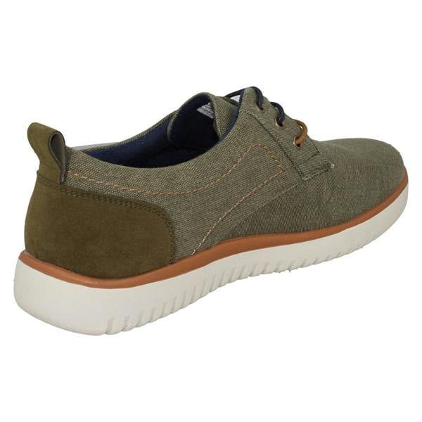 Hush Puppies Mens Hush Puppies Lightweight Canvas Shoes Sandy Lace Up
