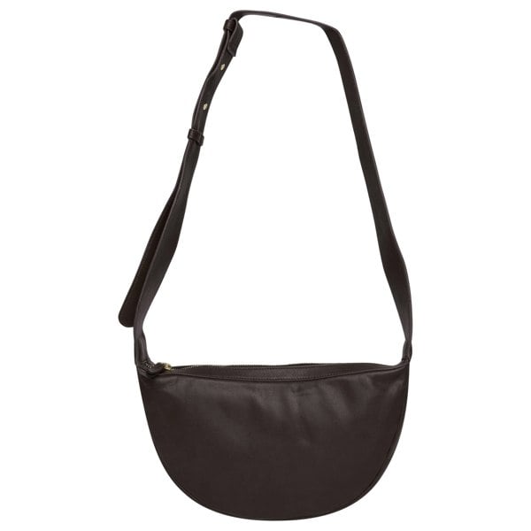 Barneys Originals Brown Leather Crossbody Bag