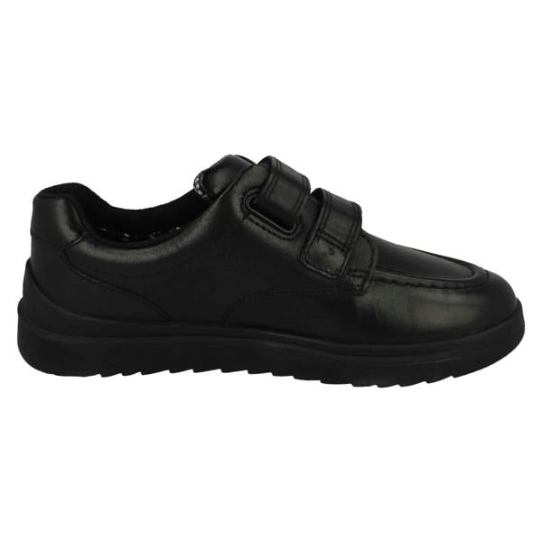 Clarks Boys Clarks Double Strap Fastening School Shoes Goal Style K