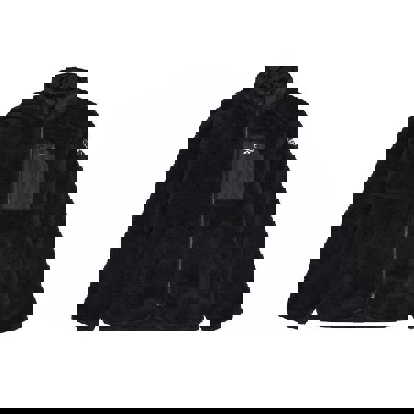 Reebok Womens/Ladies Double Monkey Fleece Jacket - Black