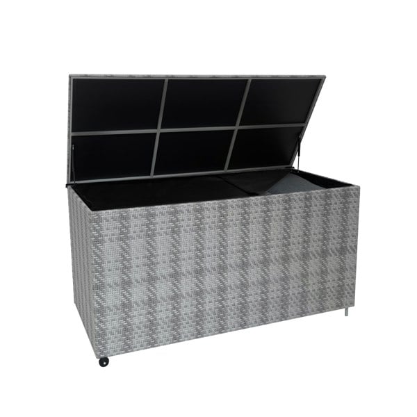 Jardi Marielle Rattan Cushion Storage Box 700L - Grey