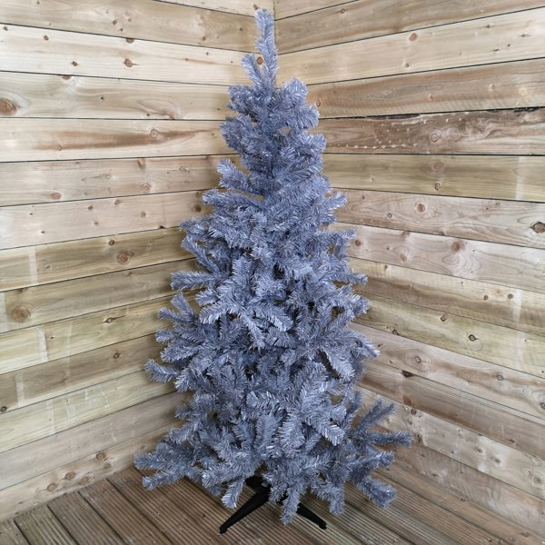 Samuel Alexander 6ft (180cm) Colorado Grey Spruce Christmas Tree with Wrapped Branches & 483 Tips