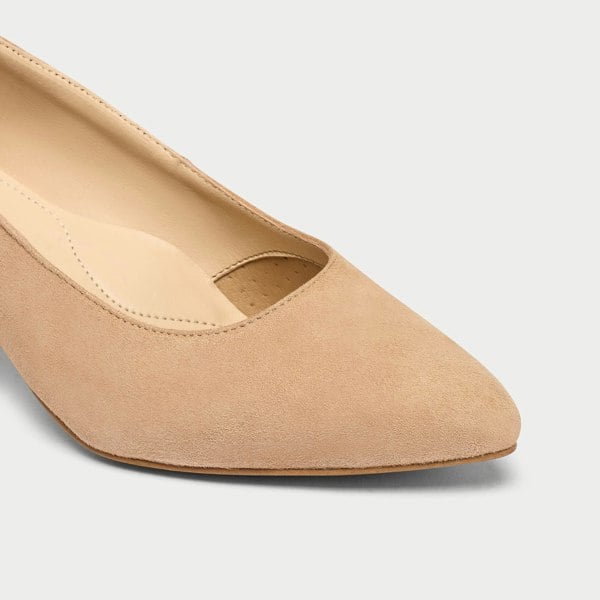 Calla Ava Shoes - Taupe Suede