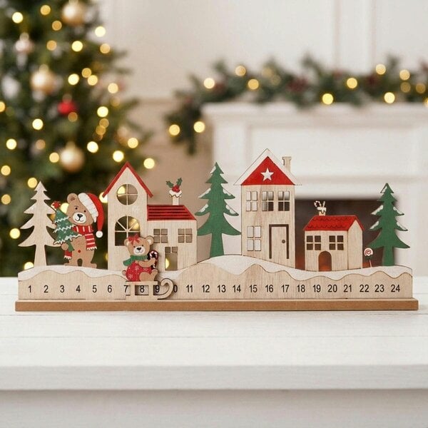 Garden Greatness Festive Teddy Bear Scene Countdown Calendar