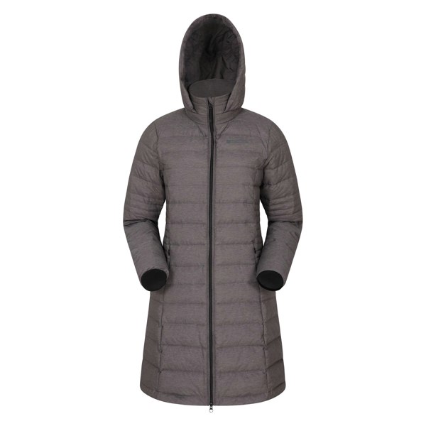 Mountain Warehouse Womens/Ladies Furnace Down Long Length Padded Jacket - Dark Grey