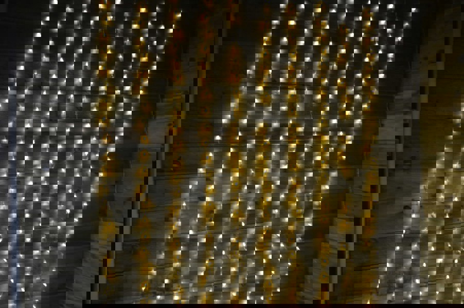 Samuel Alexander Premier 240 LED 1.5m x 2m Tall Cascading Waterfall Curtain Light - Warm White