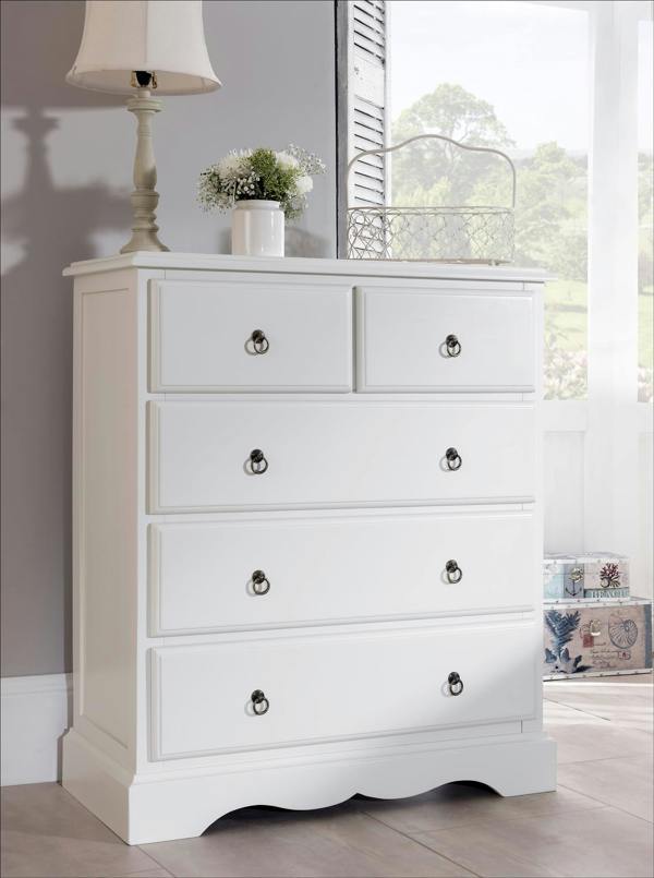 Statement Furniture Romance Chest of Drawers 2 over 3 Bedroom Storage Assembled