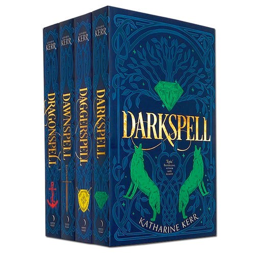 Katharine Kerr Deverry Series 4 Book Set (Daggerspell, Dawnspell, Dragonspell, Darkspell)