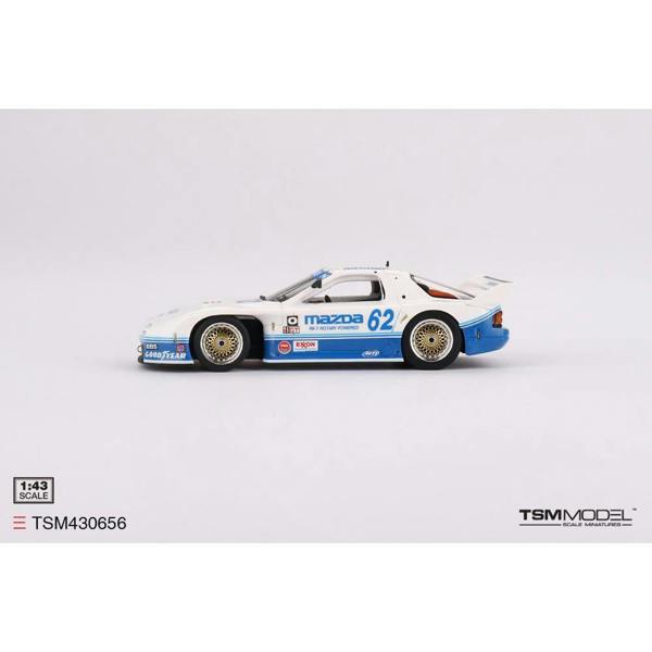 MCSlots Mazda RX-7 GTO #62 Mazda Motorsports 1991 IMSA Road America 2nd Place 1:43 Scale TSM430656