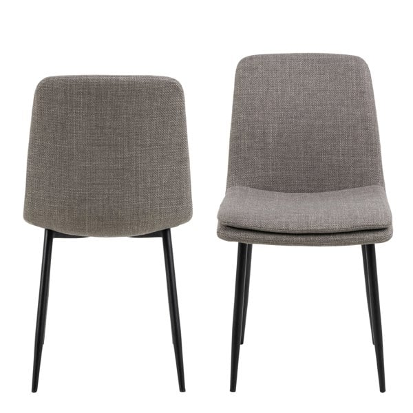 Furniture To Go Becca Dining Chair in Light Brown Set of 4